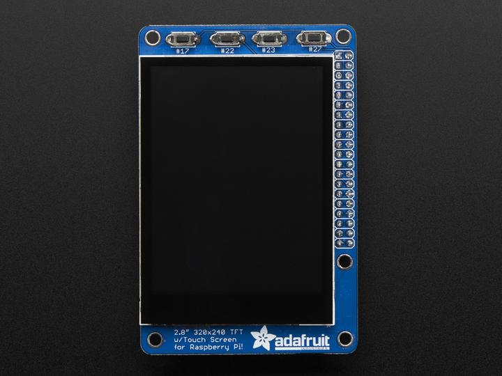 Immagine prodotto Adafruit PiTFT Plus 320x240 2,8" TFT Touch Assemblato (Display)