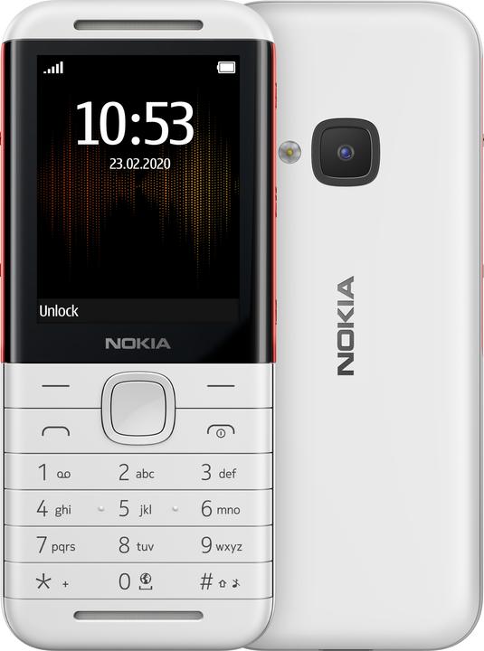 Actual product image Nokia 5310 (Double Sim) Blanc et Rouge (2.40", 0.31 Mpx)