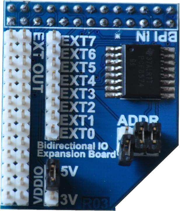 Actual product image Banana PI I2C GPIO Expansion Board (Add-on)