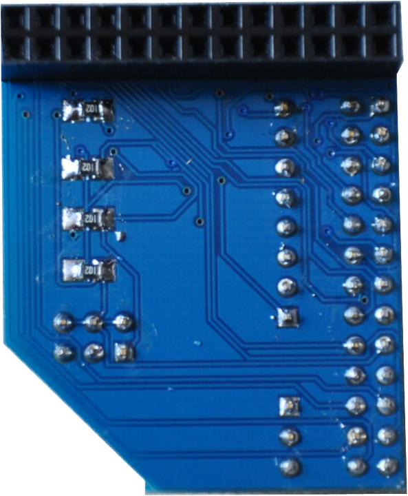 Actual product image Banana PI I2C GPIO Expansion Board (Add-on)