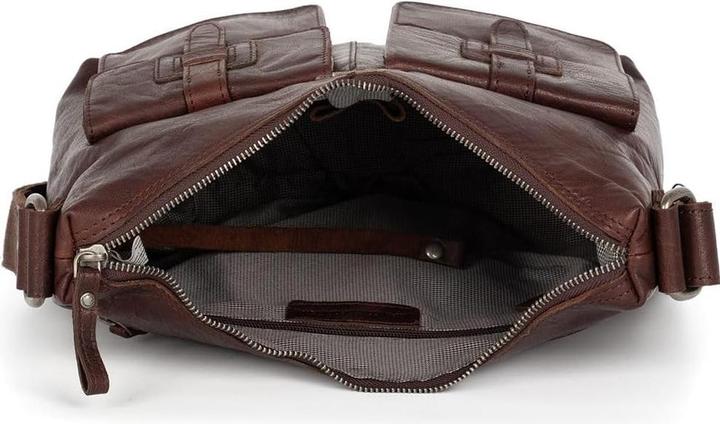 Immagine prodotto Spikes & Sparrow Tasche a tracolla in pelle con tasche multiple e chiusure