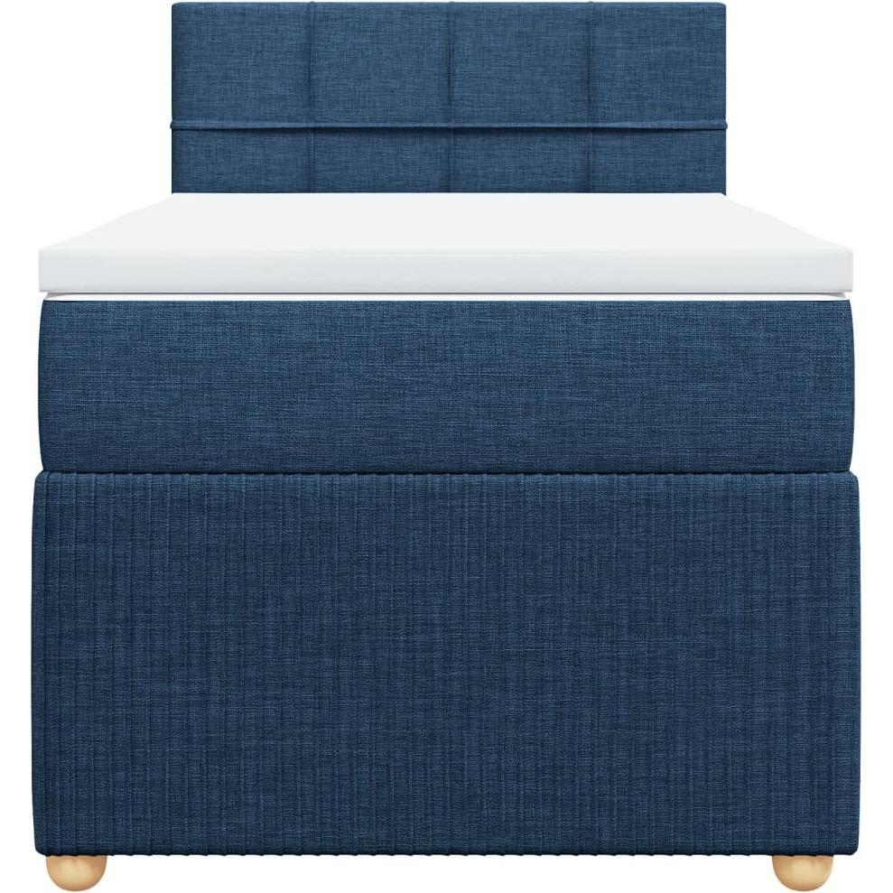 Thumbnail - VidaXL, Bett, Bo x springbett mit Matratze 100 x 200 cm Stoff (100 x 200 cm)