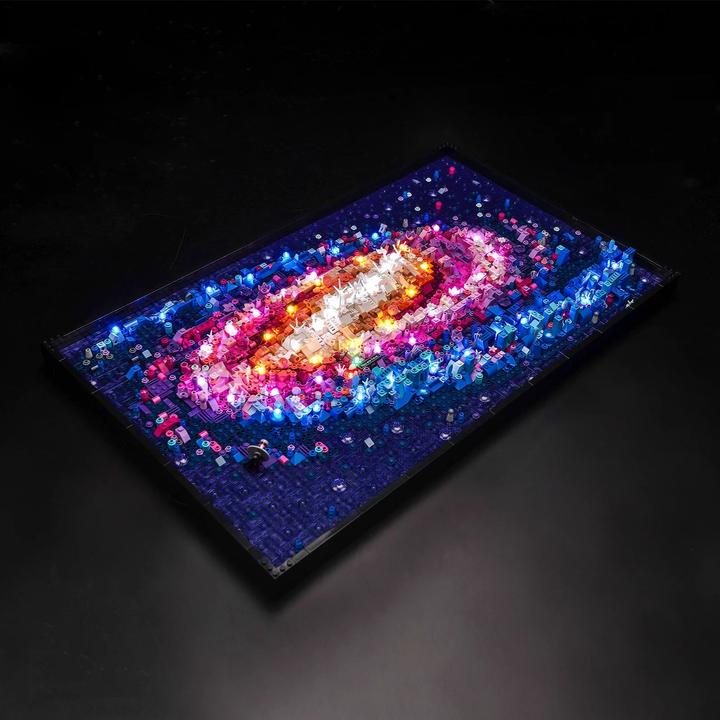 Image du produit BrickBling Kit d'éclairage LED pour LEGO La galaxie de la Voie lactée (31212), télécommande incluse