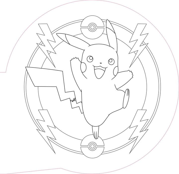 Actual product image Pokémon activity book: MANDALA colouring fun