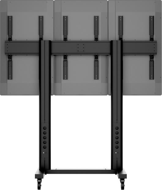 Produktbild Multibrackets M Public Video Wall Stand Portrait 3-Screens 40-55" Black (120 kg, 40" - 55")