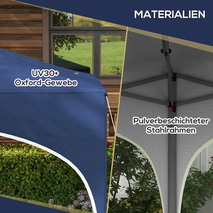 Actual product image Outsunny Pavilion with carrying bag and water drainage holes (295 cm, 295 cm)