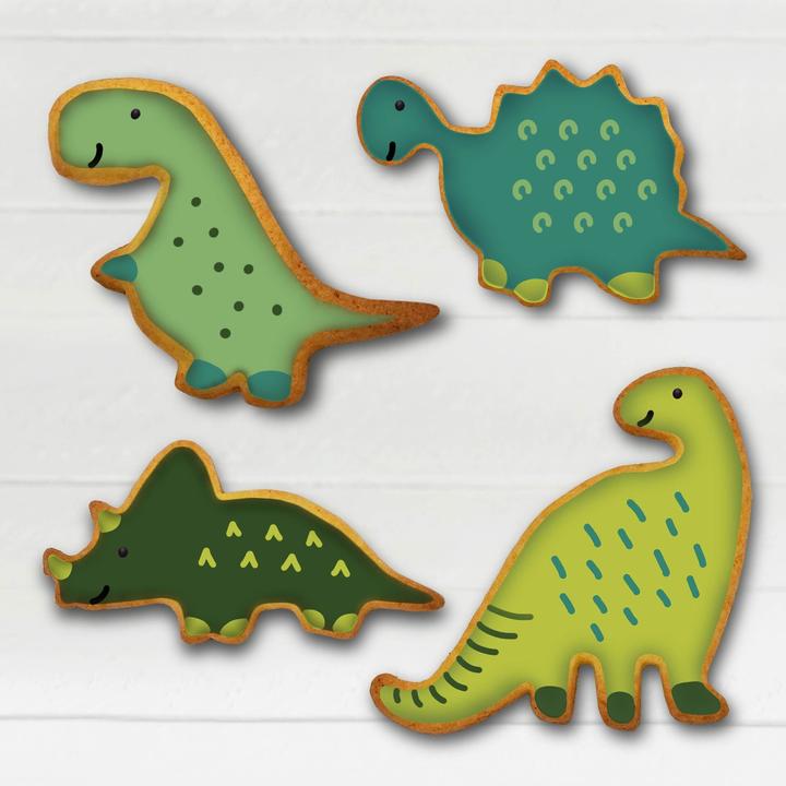 Actual product image Zenker Dinosaur biscuit cutter set