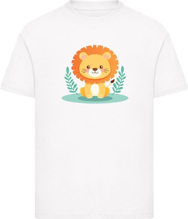 Produktbild Merchcode Kids Cute Lion - Basic T-Shirt - 184843 (122, 128)