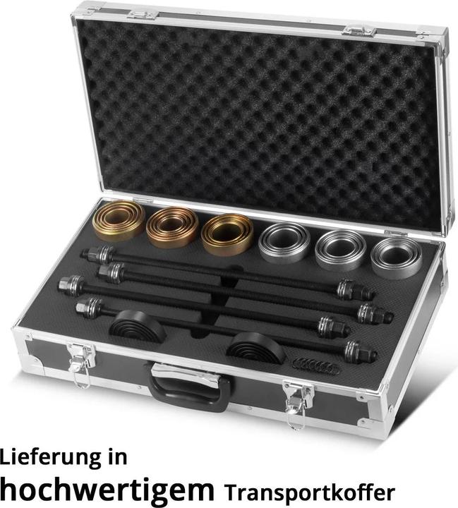Produktbild Stahlwerk Buchsenlager-Abzieher 27-teilig Silentlager-Werkzeug Radlager-Abzieher