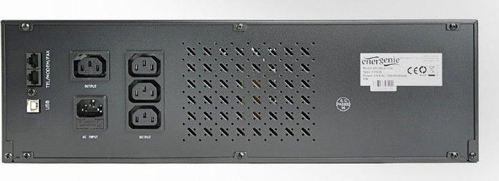 Actual product image Energenie UPS-RACK-1200 Rack 1200VA UPS (1200 VA, 720 W, Line-interactive UPS)