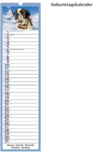 Geburtstagskalender Dogs (Spezial)