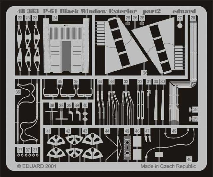 Produktbild Eduard P-61 Black Widow Exterior
