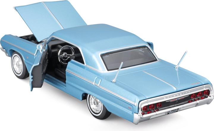 Produktbild Maisto Chevrolet Impala 1964 1/24 blau