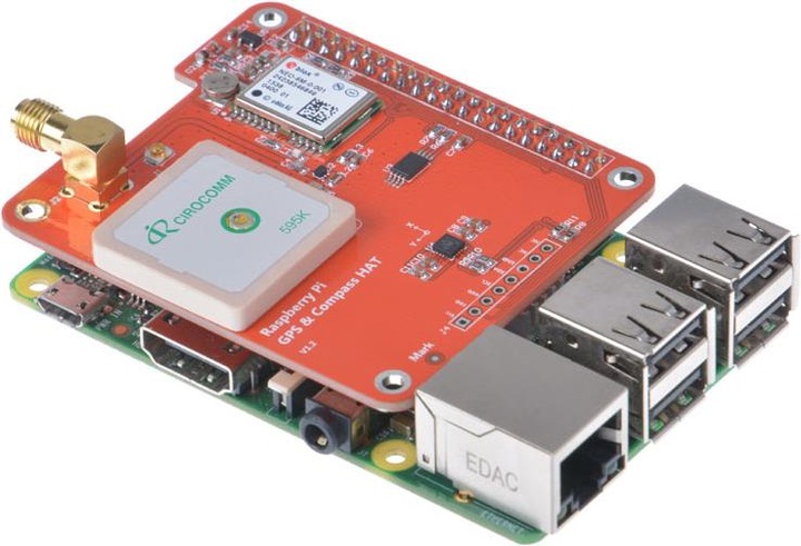 Produktbild OEM Raspberry Pi GPS Compass HAT