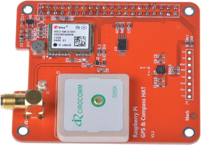 Produktbild OEM Raspberry Pi GPS Compass HAT