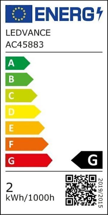 Energie-Label Ledvance LED-Lampe (E14, 110 lm, 1x)