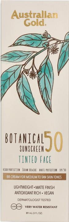 Actual product image Australian Gold Botanical (Sun cream face, SPF 50, 88 ml)