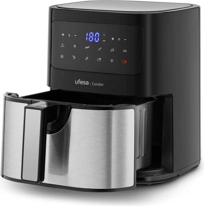 Actual product image Ufesa Air Fryer Condor 4.5l Digital Stainless Steel Black