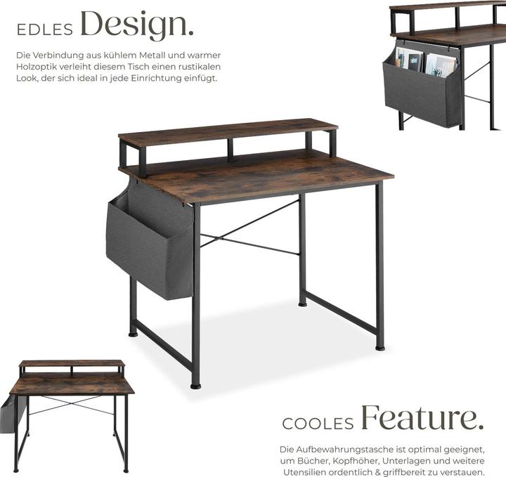 Image du produit tectake Bureau (120 x 60 x 90 cm)