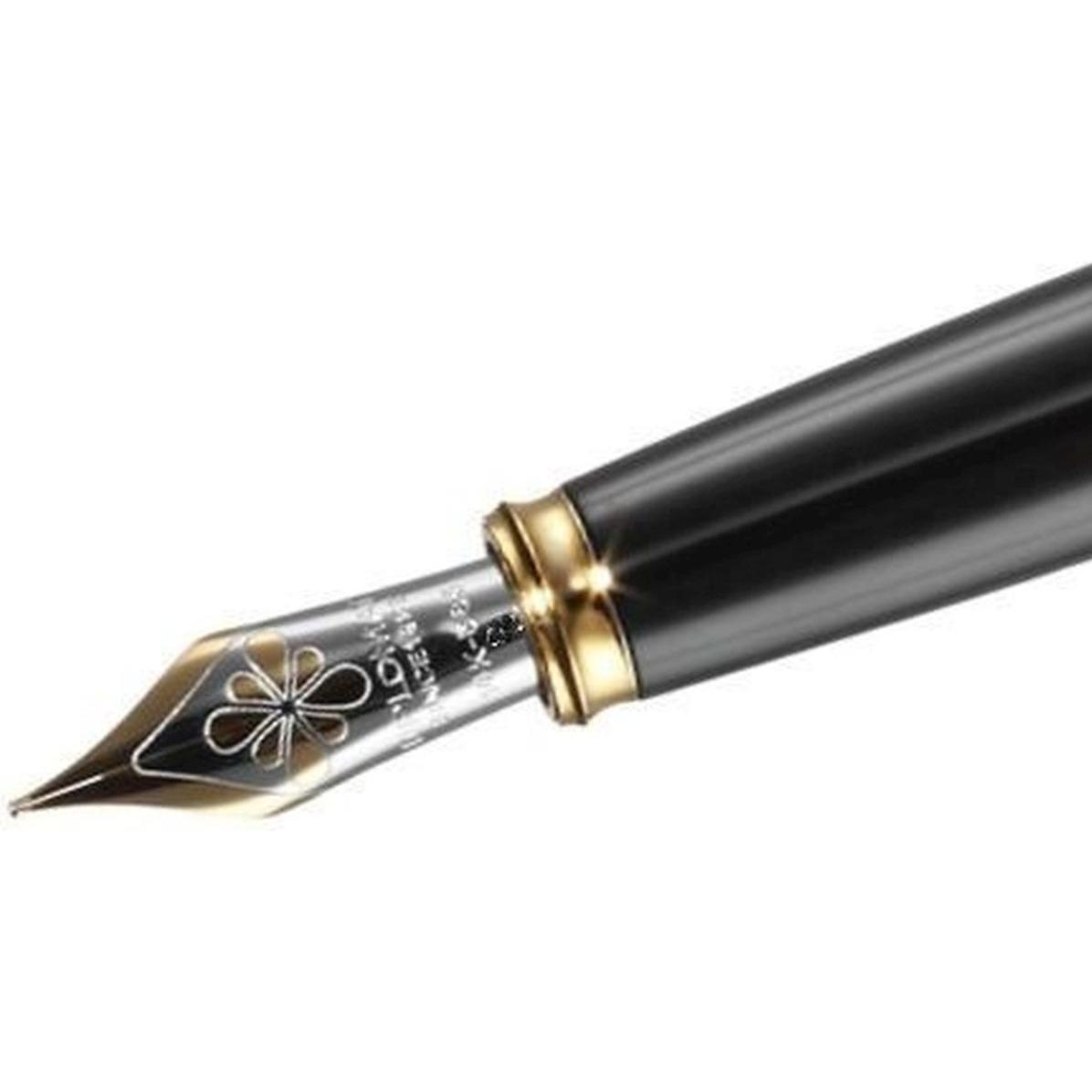 Diplomat, Schreibstifte, Federaggregat vergoldete Beschläge mit Goldfeder 14kt bi-color Excellence A2 Breite B (Bi-Color...