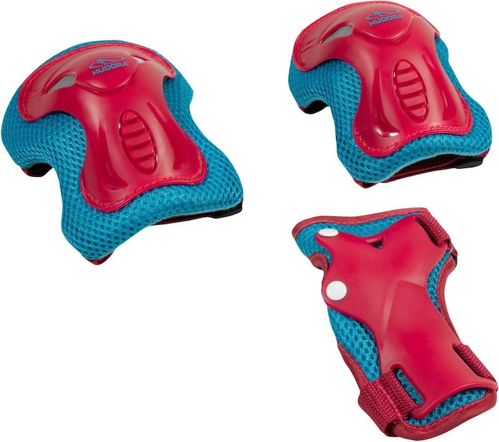 Hudora Protektoren-Set (XS, Knieschoner, Ellbogenschoner, 4 Stück)