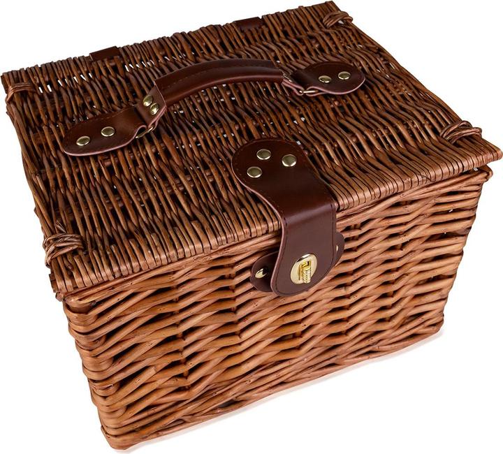 Immagine prodotto Accentra Set regalo SECRET GARDEN in un cestino da picnic in vimini, comprensivo di gel doccia da 300 ml (Set per la cura dei capelli)