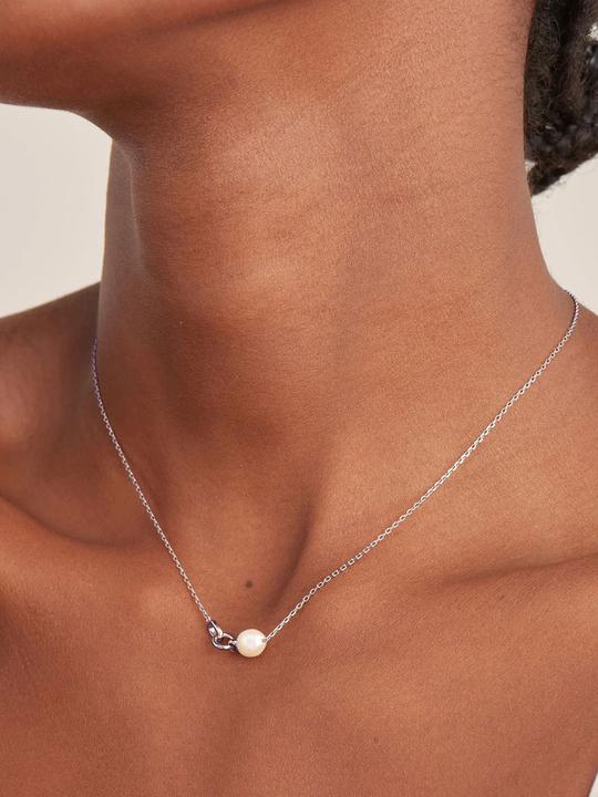 Immagine prodotto Ania Haie N043-02H Collana da donna Pearl Power, regolabile (Argento 925, 40 - 45 cm)