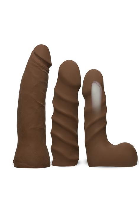 Image du produit Doc Johnson Coffret de démarrage vibrant double densité Chocolat