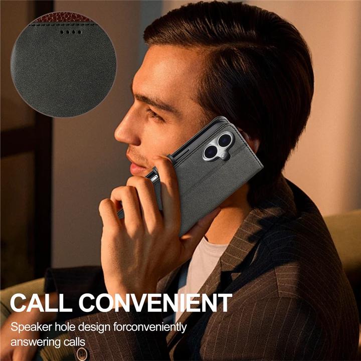 Produktbild Ueli Express Leder Buch Etui Tasche mit Kartenfach (Apple iPhone 17)