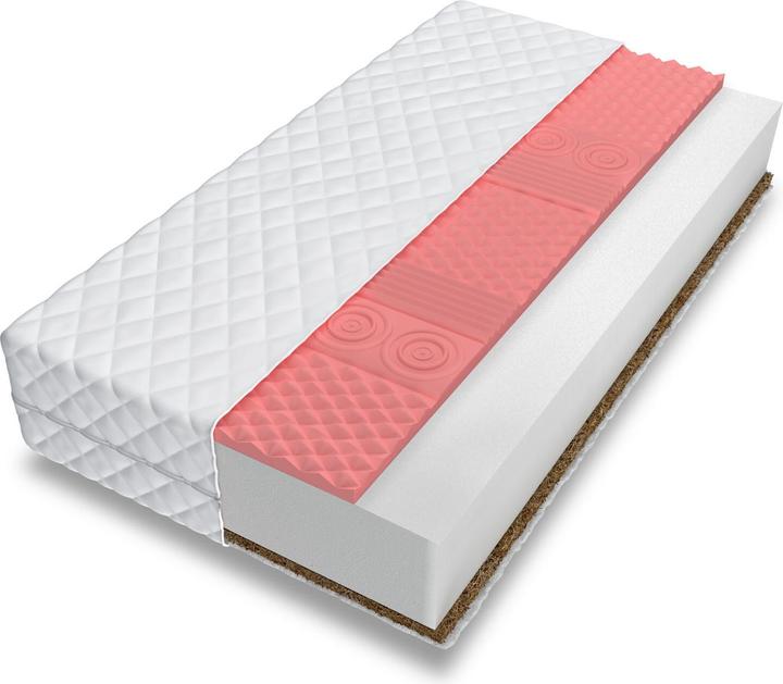 Avetoe Matratze 120x200 INDUS Visco Kokos 7 Zonen (120 x 200 cm)
