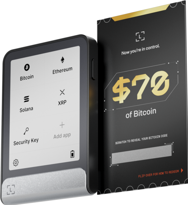 Ledger Flex + 70$ BTC Voucher (Bitcoin, Ethereum Classic, Ripple, Dogecoin, Cardano, TRON, Bitcoin cash, Litecoin, Others)