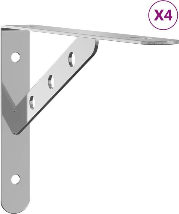 Actual product image vidaXL Shelf supports 4 pcs. Noble