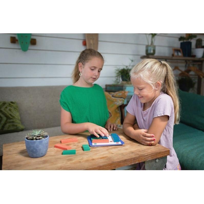 Thumbnail - BS Toys Quadratisches Puzzle Holz - Formspiel (Italienisch, Französisch, Deutsch)
