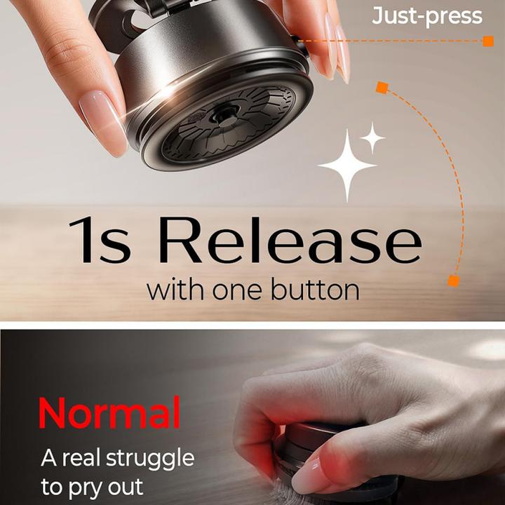 Actual product image Lisen Magnetic Car Holder A690 Grey