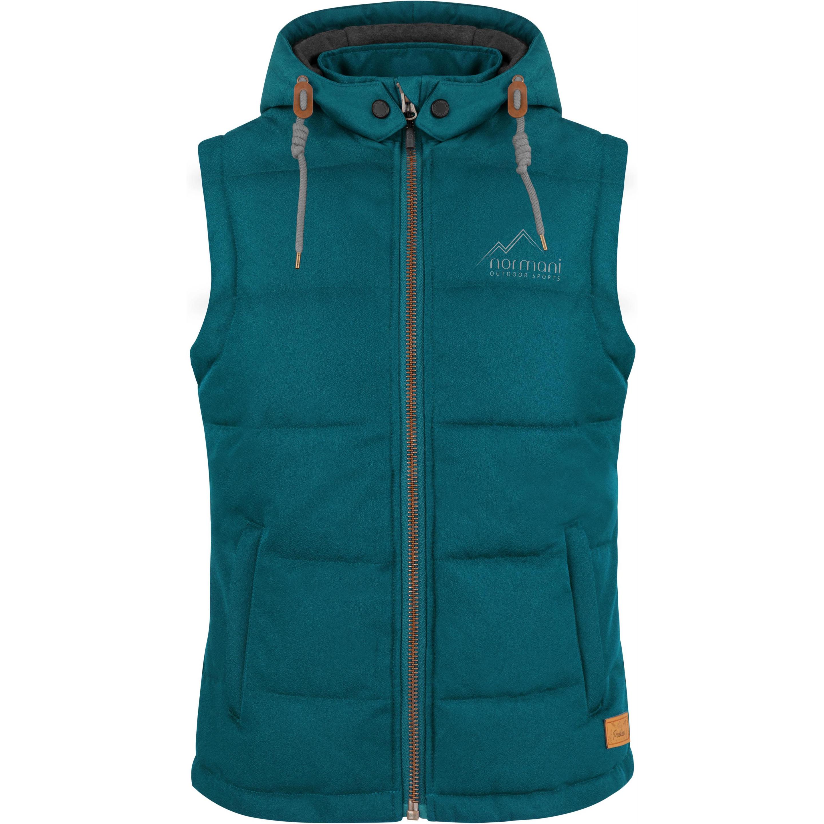Normani, Damen, Weste, Damen Winter-Steppweste???Paihia??? - 4356, Blau, (XXL)