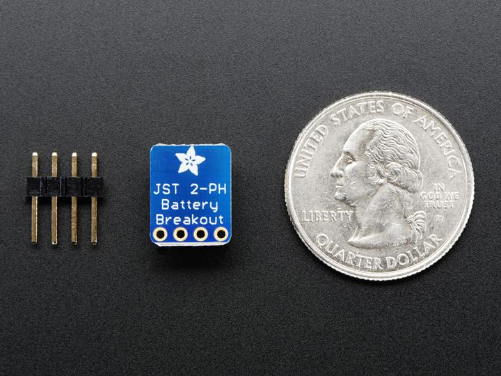 Actual product image Adafruit JST-PH 2-pin breakout board (Dock)