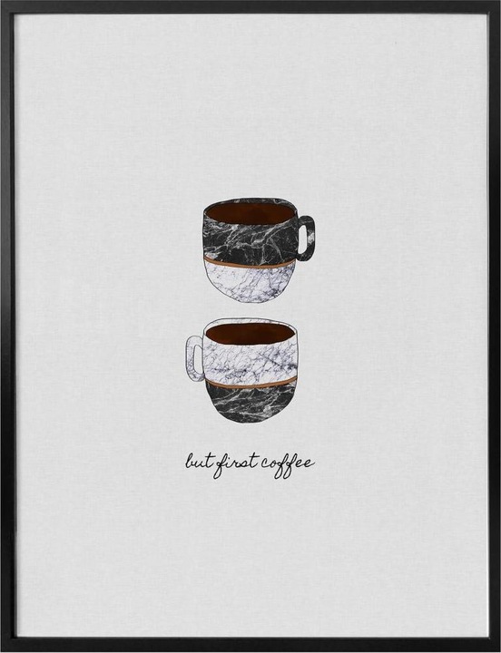 Produktbild Trenddeko Orara Studio - But First Coffee (30 x 40 cm)