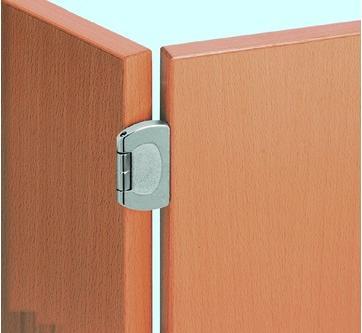 Actual product image Prämeta Single-axis pot hinges SERIE 2800 CLIP, door support 11/15 mm, corner construction
