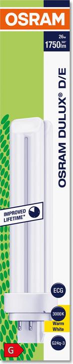 Actual product image Osram Energy saving lamp (G24q-3, 26 W, 1800 lm, 1 x, G)