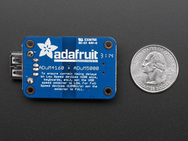 Actual product image Adafruit USB Isolator 100mA Isolated Low/Full Speed USB (Various)