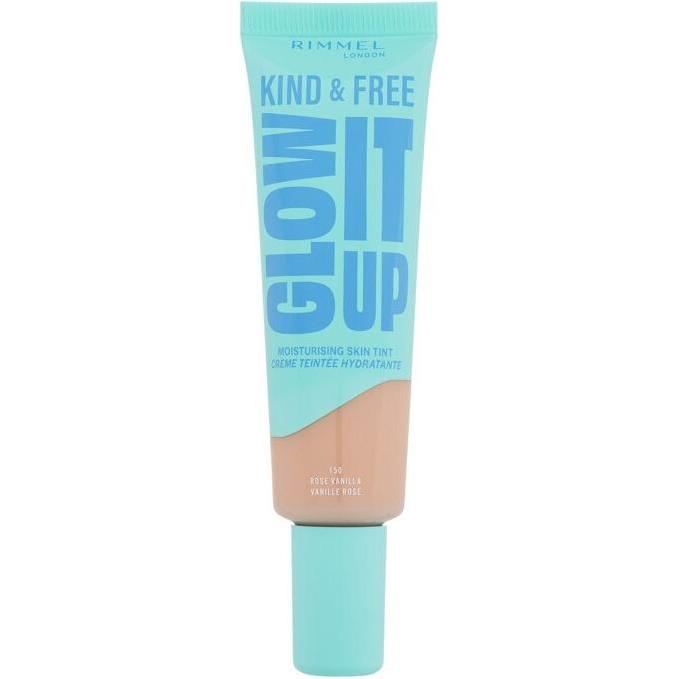 Rimmel London, Foundation, Kind & Free Glow It Up Moisturising Skin Tint (150 Rose Vanilla)