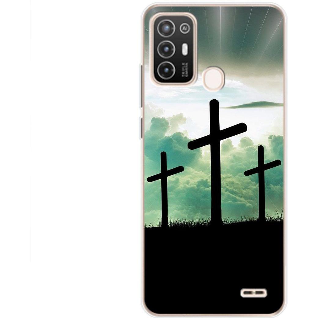 König Design Hülle Handy Schutz für ZTE Blade A52 Case Cover Tasche Bumper Etuis Backcover (ZTE Blade A52), Smartphone H...