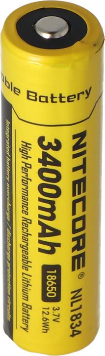Actual product image Nitecore 18650 Rechargeable Battery