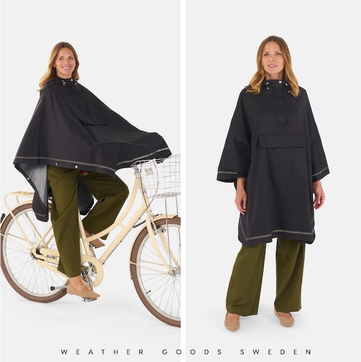 Produktbild Weathergoods IMBRIS Regen-Poncho, Schwarz, S-M (S/M)
