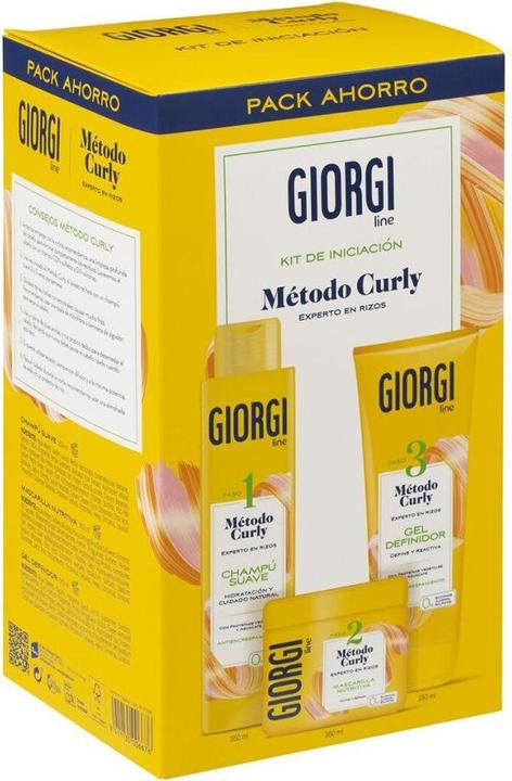 Actual product image Giorgi Line Curly Hair Set for Unisex 3 Pieces (Hair care set)