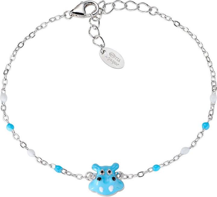Actual product image Amen Junior Hippo bracelet (16 cm, Enamel)