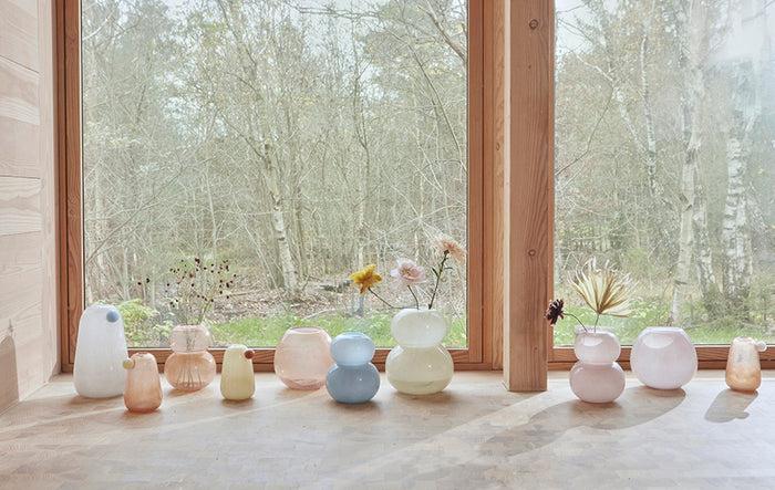 Produktbild OYOY Living Vase Lasi Small, Eisblau (1 x)