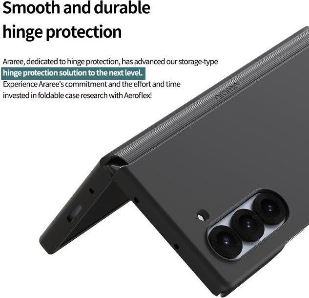 Actual product image GCS etui Aero Flex Sam Z Fold6 czarny/black AR20-02030A (Samsung Galaxy Z Fold6)
