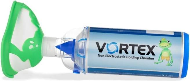 Actual product image PARI VORTEX Vorschaltkammer mit Kindermaske Frosch 2-4 Jahre