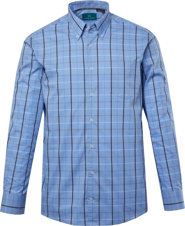 Produktbild Boston Park Karo-Businesshemd, Langarm, Buttondown-Kragen, Comfort Fit (XL)